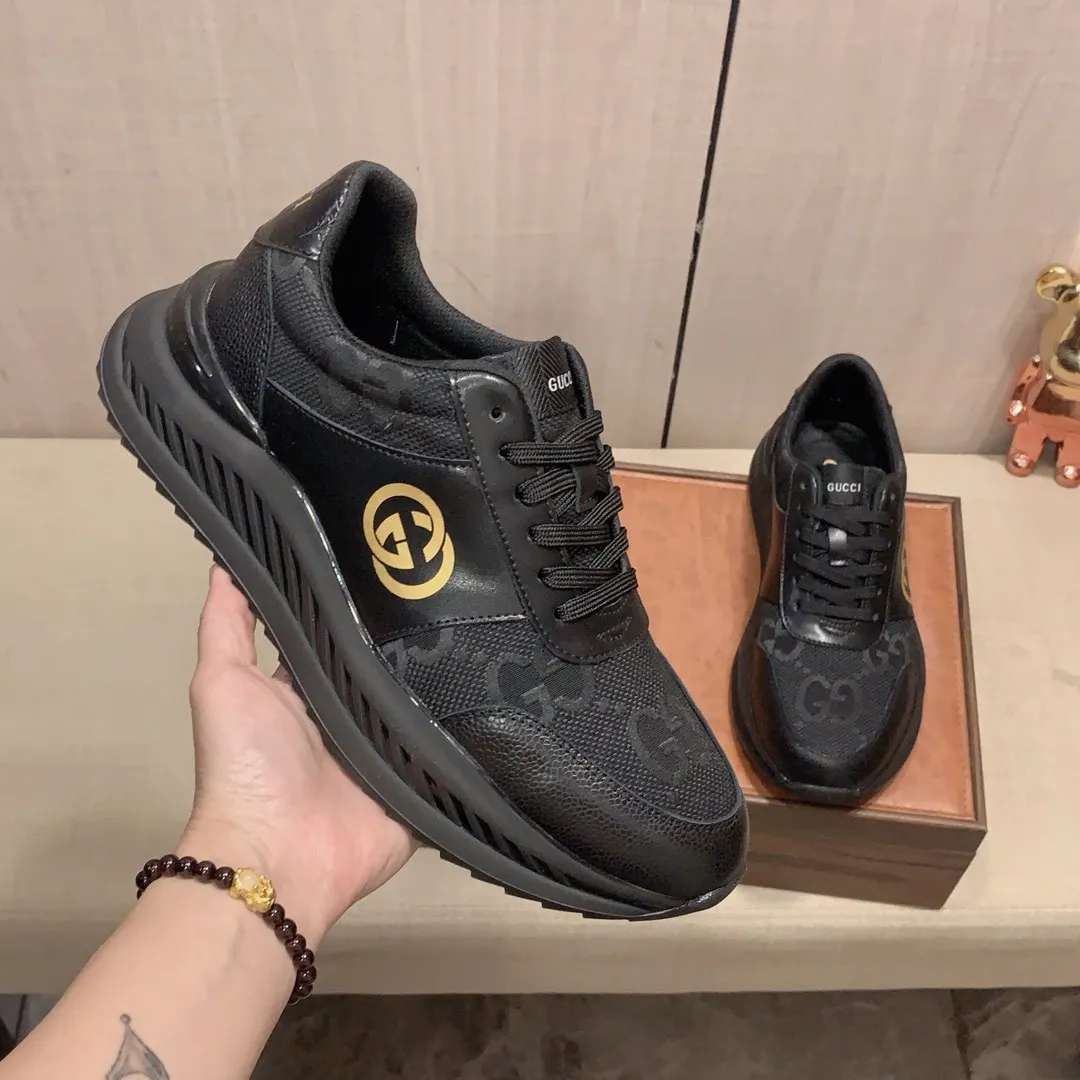 Men's men's shoes💰460💰💰🎩🎩[Lightning][Lightning] "Gucci*" The latest and most popular casual sports shoes, top brand [seduce] luxury~purchase, top~quality. [Strong] The upper is made of imported breathable cowhide with material ➕ breathable sheepskin feet (•) and fine workmanship. The original stylish and stylish soft rubber wear-resistant and non-slip outsole is light and comfortable on the feet. The real thing looks better when taken in real life. 413: code: 38-44, can be customized 45
